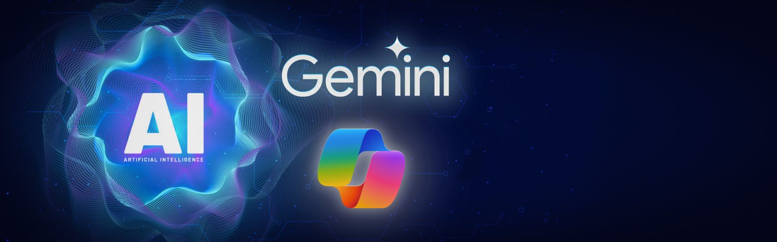 AI with Gemini and Copilot logo