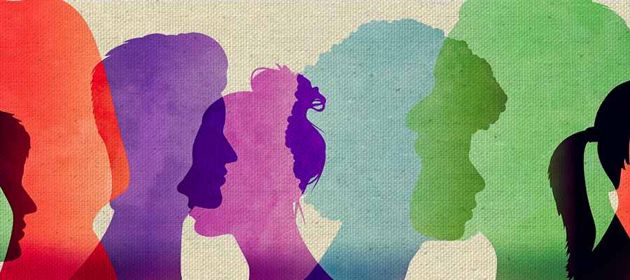Image showing colorful silhouettes