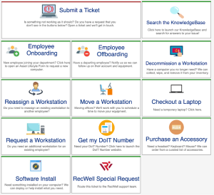 A screenshot of the contract partner support portal dashboard shows various tiles, each representing a different tool for support.