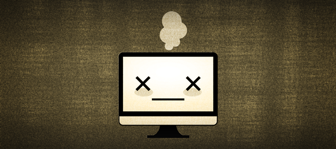 Broken computer