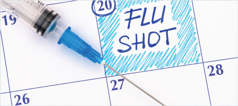 Flu shot calendar