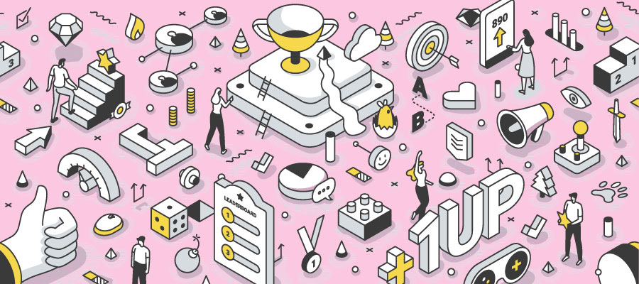 Gamification line art