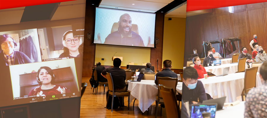 Images from virtual and in-person ITLC