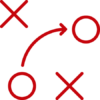 Strategy chart icon