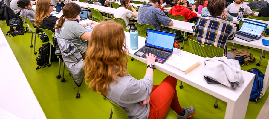 Students in lecture hall
