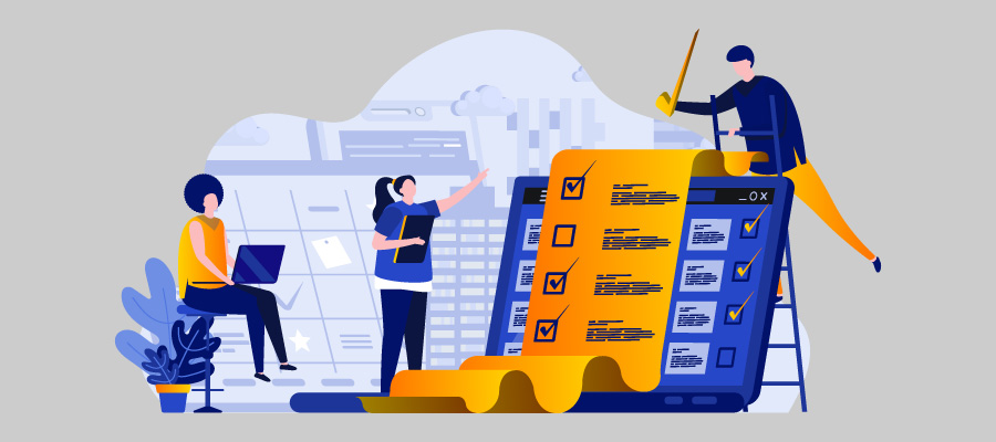 Abstract image of online survey tools