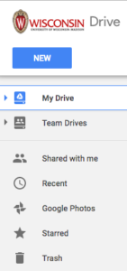 UW–Madison G Suite screenshot