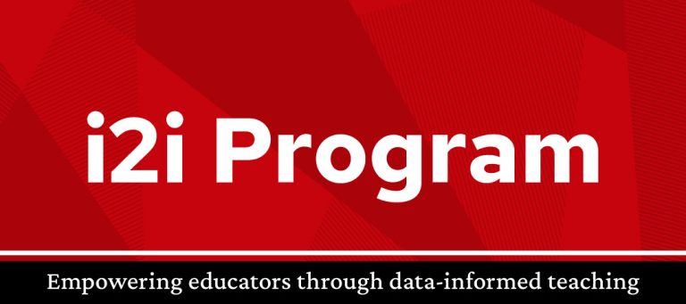 i2i Program: empowering educators through data-informed teaching