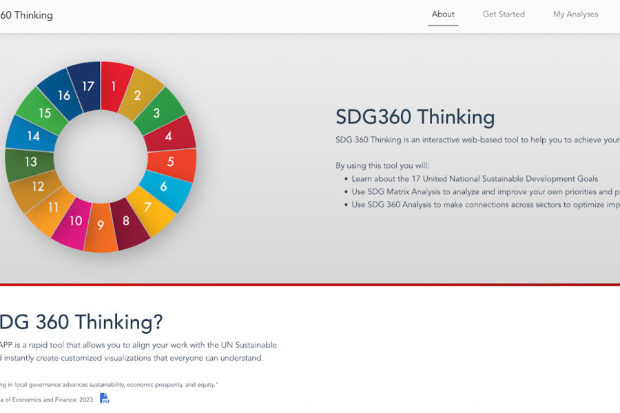 SDG 360 home screen